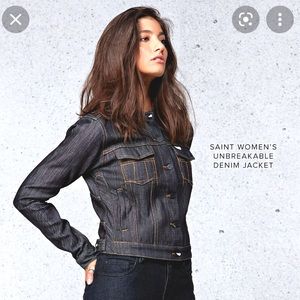 Saint Dyneema Unbreakable Denim Motorcycle Jacket, US size 4/6